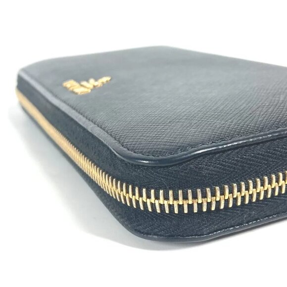 PRADA 1ML506 logo Heart Bicolor Long wallet Zip Around Long Wallet - Picture 8 of 15